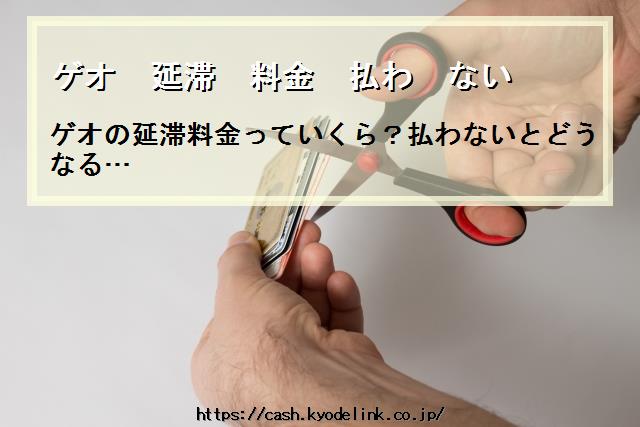 ゲオ延滞料金払わない